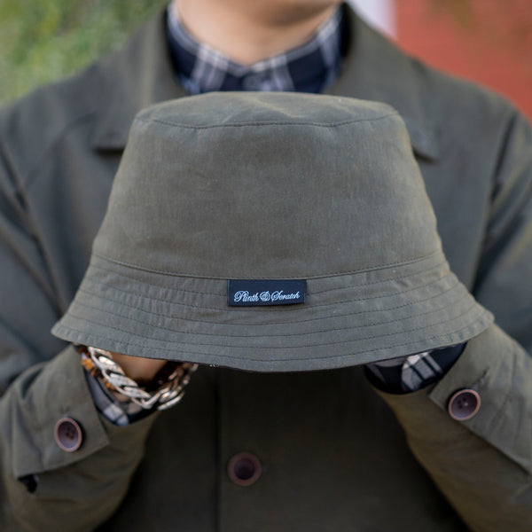 Magnum Olive Wax Cotton Nylon Poplin Joyride Bucket Hat