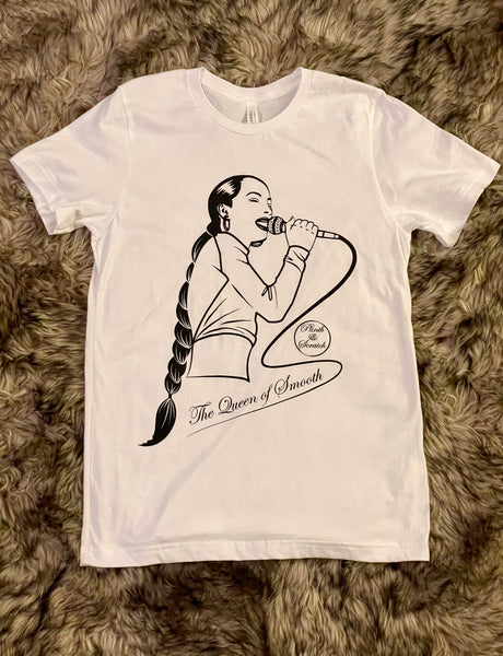 The Queen of Smooth T-Shirt Black and White