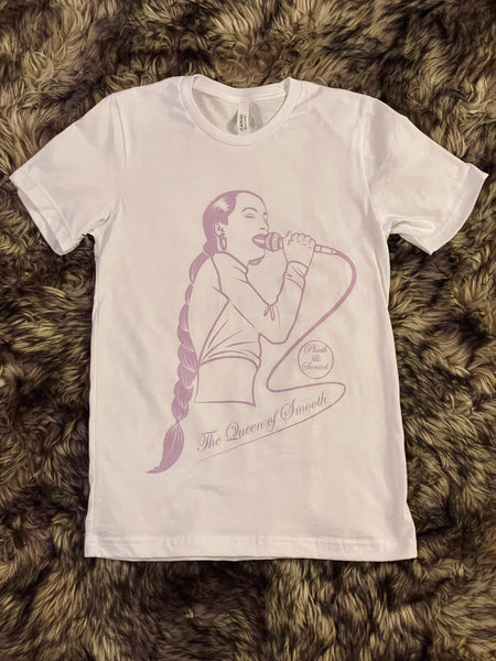 The Queen of Smooth T-Shirt Lilac and White