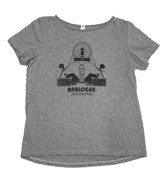 Analogue Soul Sessions Boat Neck Short Sleeve T-shirt