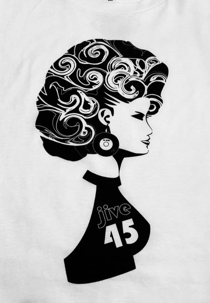 JIVE 45 SHORT SLEEVE WHITE T-SHIRT