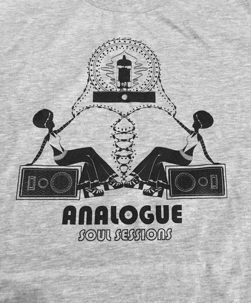 ANALOGUE SOUL SESSIONS HEATHER GREY T-SHIRT